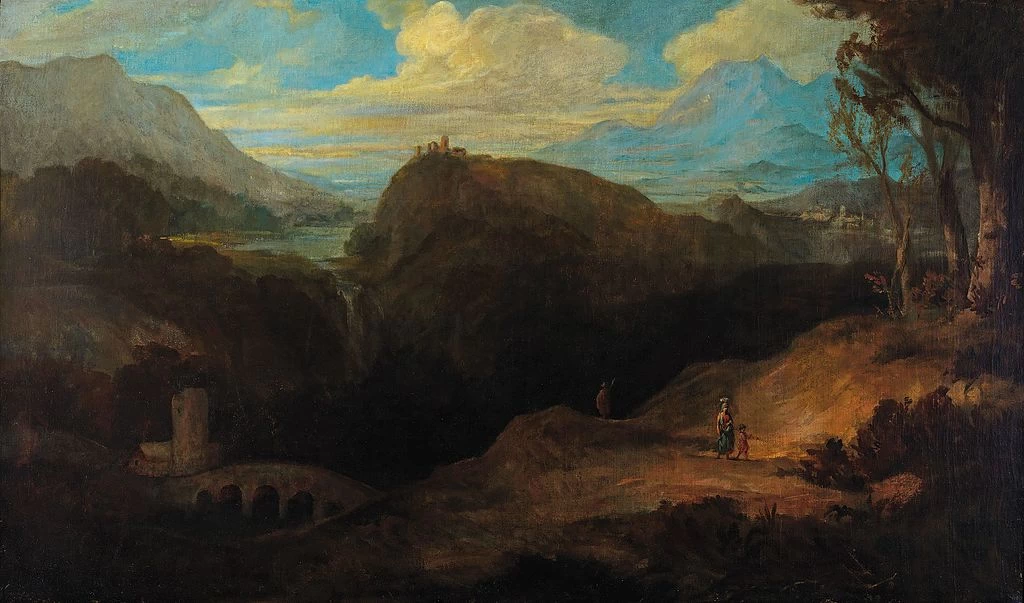 Paesaggio montano 1859